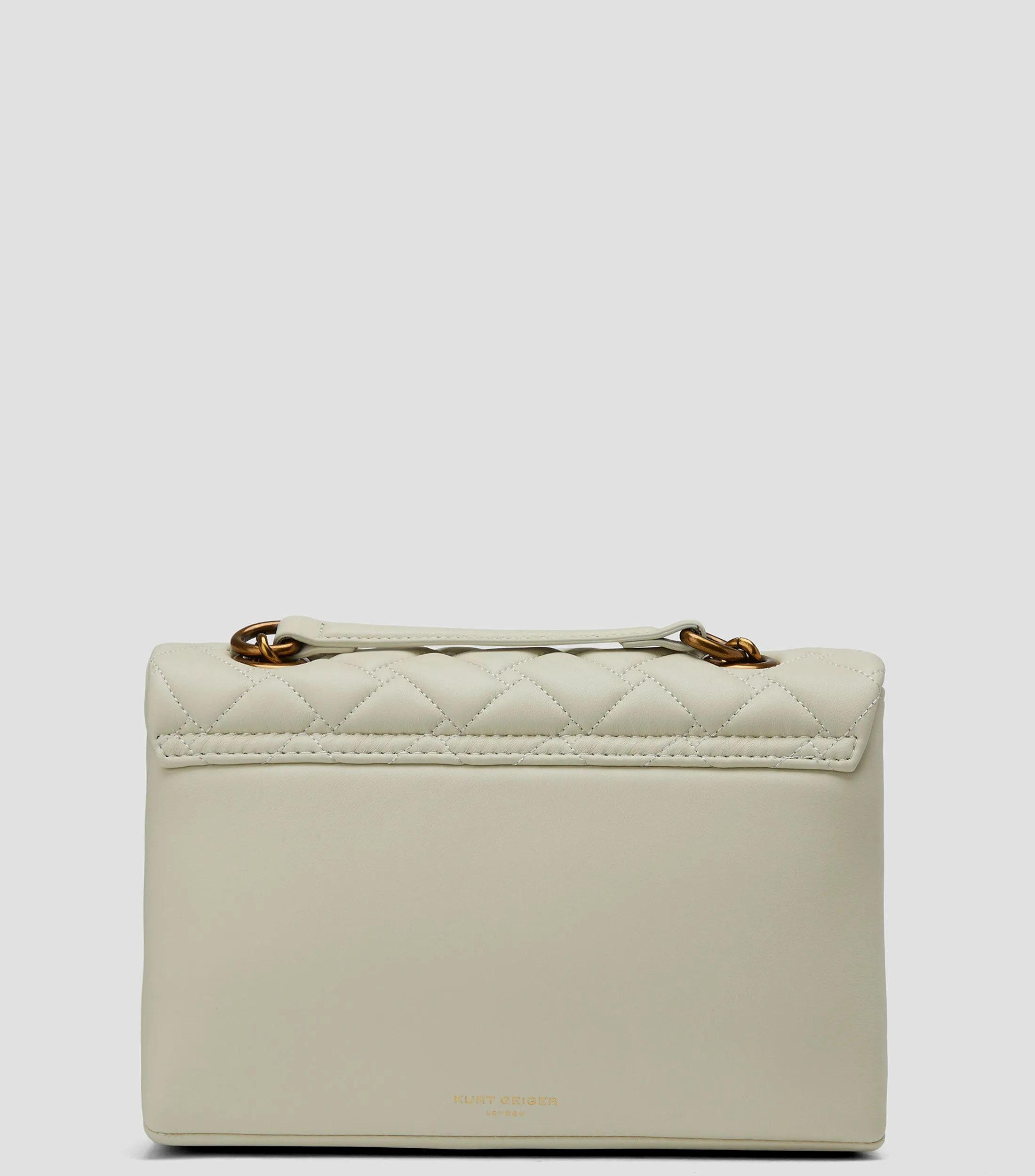 Kurt Geiger Bolso Shoulder beige Kensington en piel Mujer