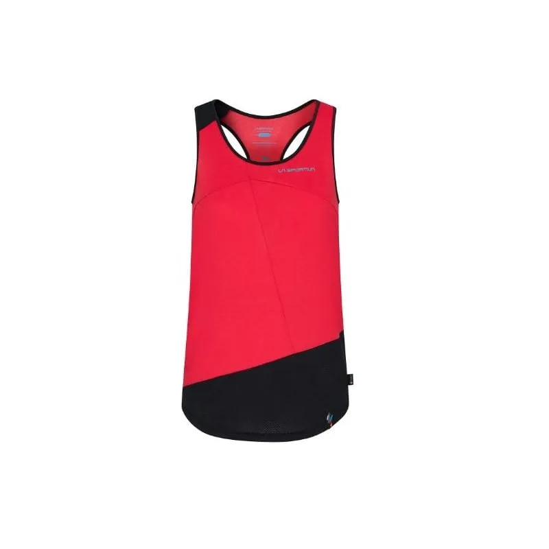 La sportiva Charm Tank (Hibiscus/Negro) para mujer