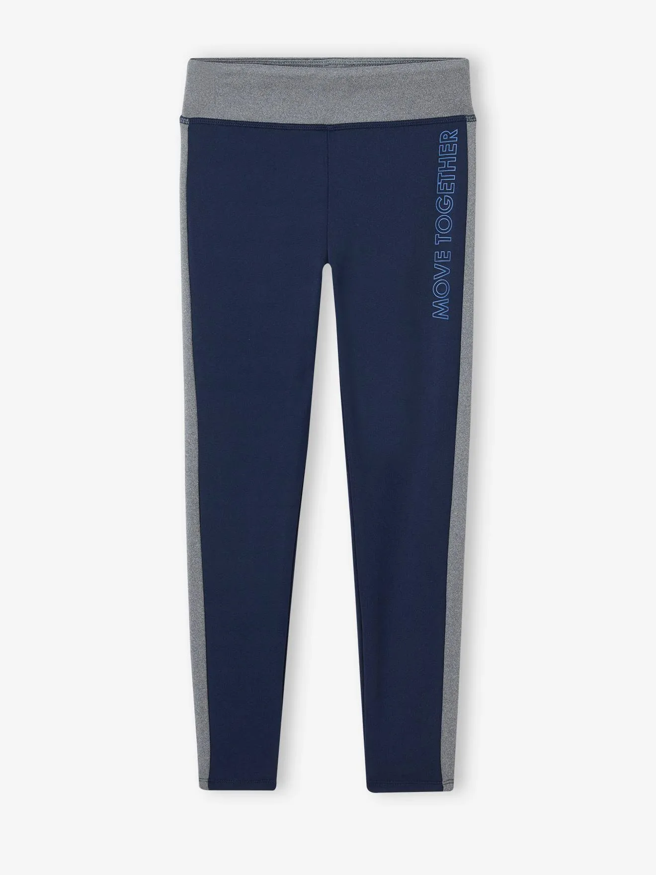 Leggings deportivos con bandas laterales, para niña