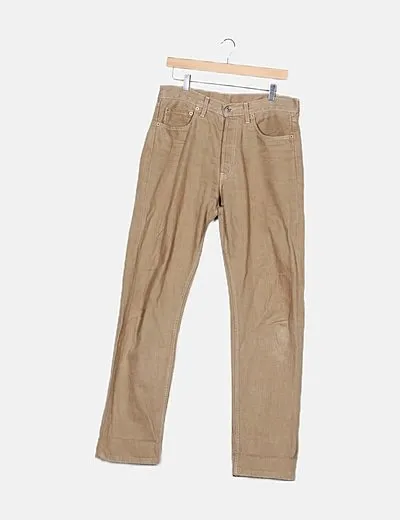 Levi's Jeans denim beige straight