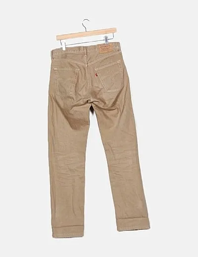 Levi's Jeans denim beige straight
