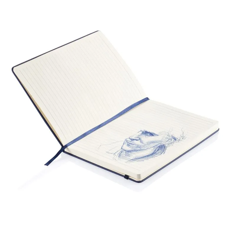 Libreta promocional A5 con relieve Delux