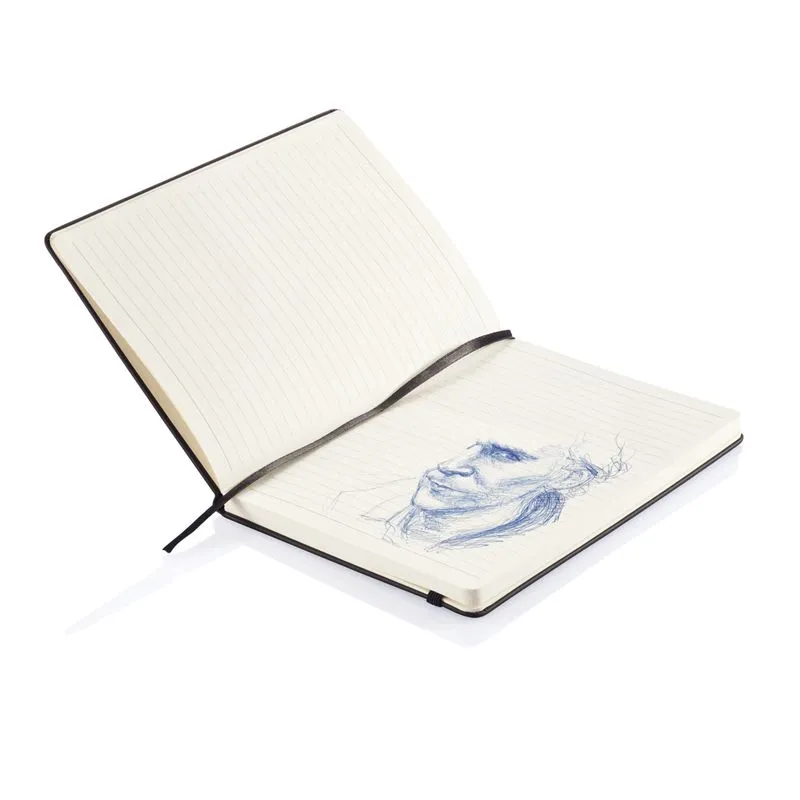 Libreta promocional A5 con relieve Delux