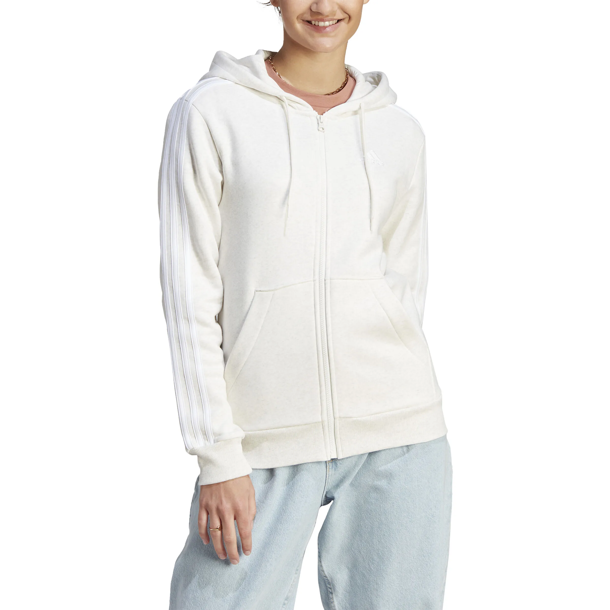Linear Sudadera Con Cremallera Mujeres