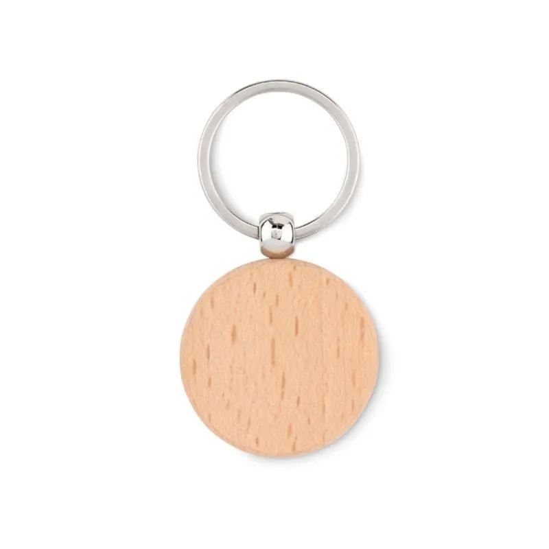 Llavero redondo para merchandising Toty Wood