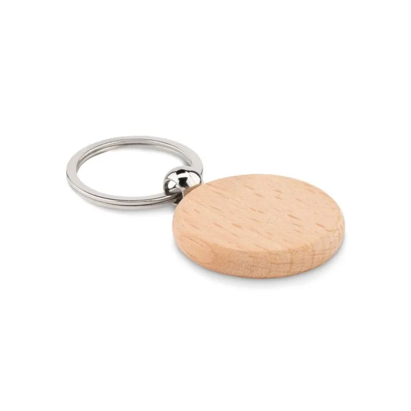 Llavero redondo para merchandising Toty Wood