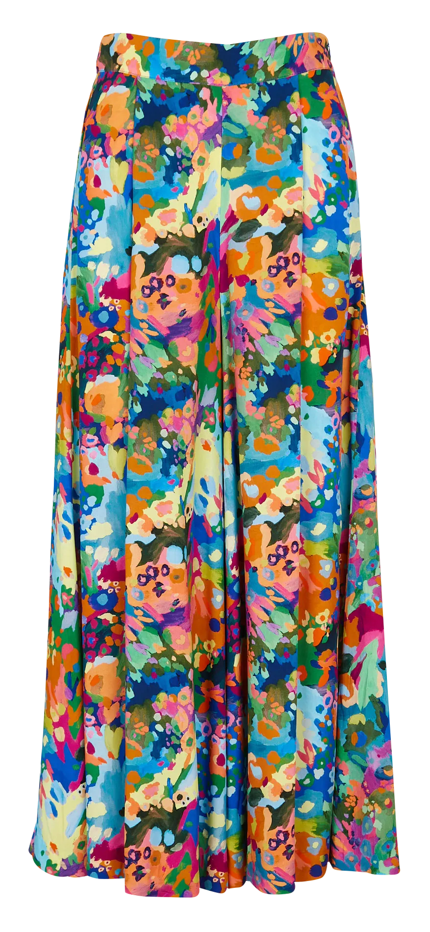 MARIE SIXTINE FRED  PANTALóN ANCHO ESTAMPADO DE TIRO ALTO EN MULTICOLOR