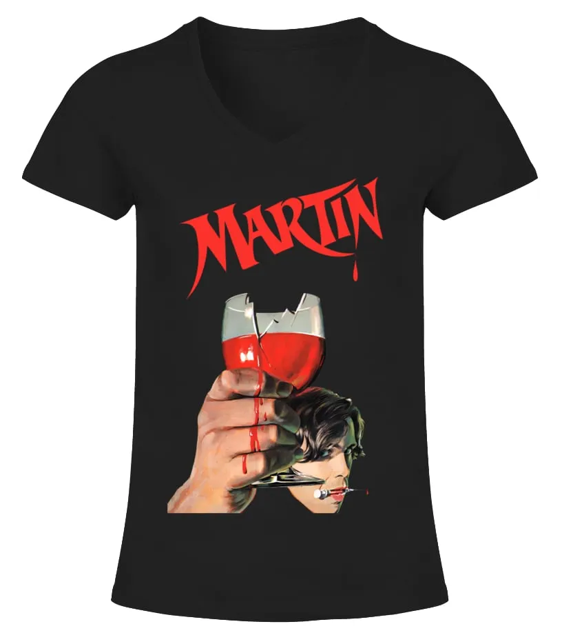 Martin 1977 BK 011 Camiseta cuello pico Mujer