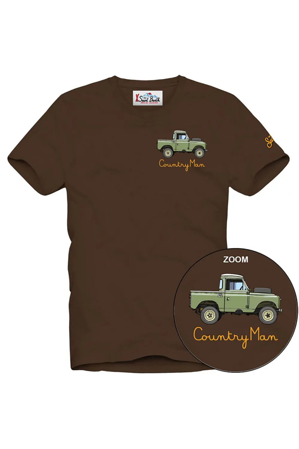MC2 Saint Barth Camiseta Country Man Brown