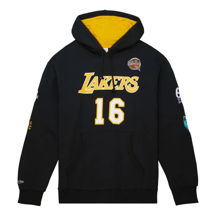 mitchell & ness sudadera hall of los angeles lakers pau gasol