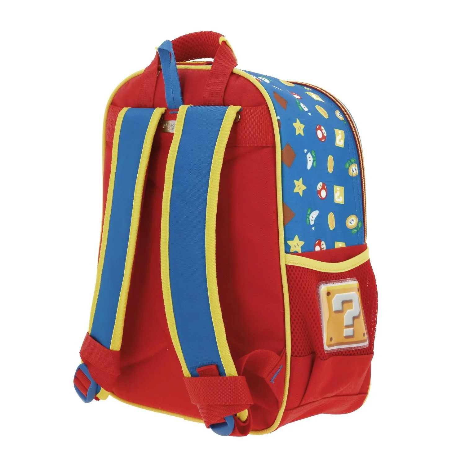 Mochila Azul Mario Bros Para Nio Chenson Mush