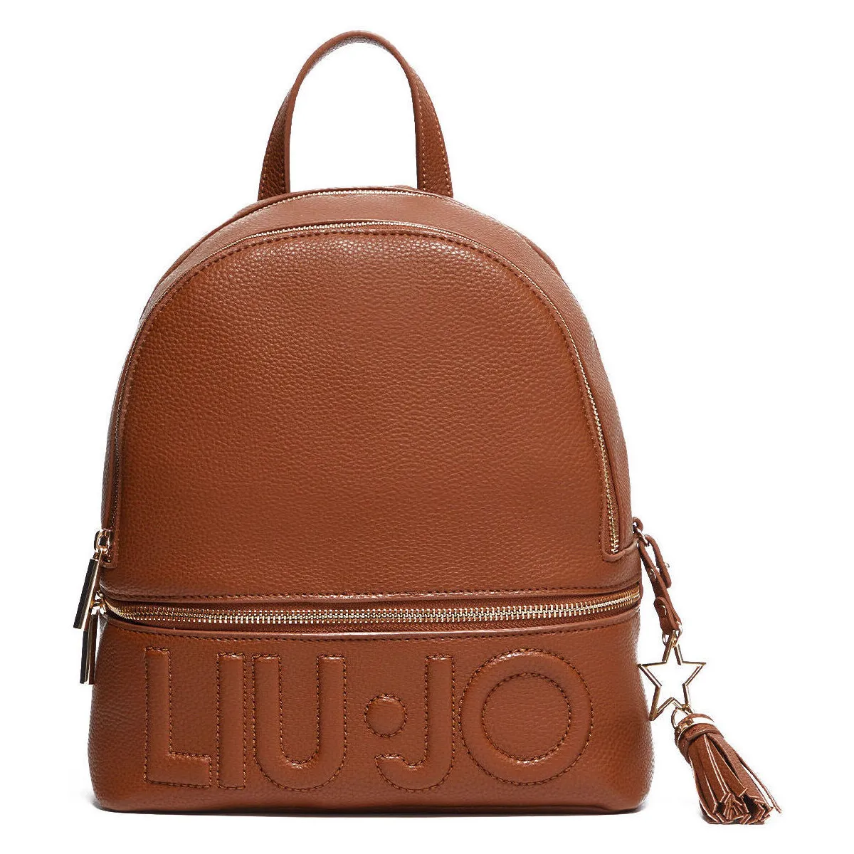 Mochila con logotipo y charm