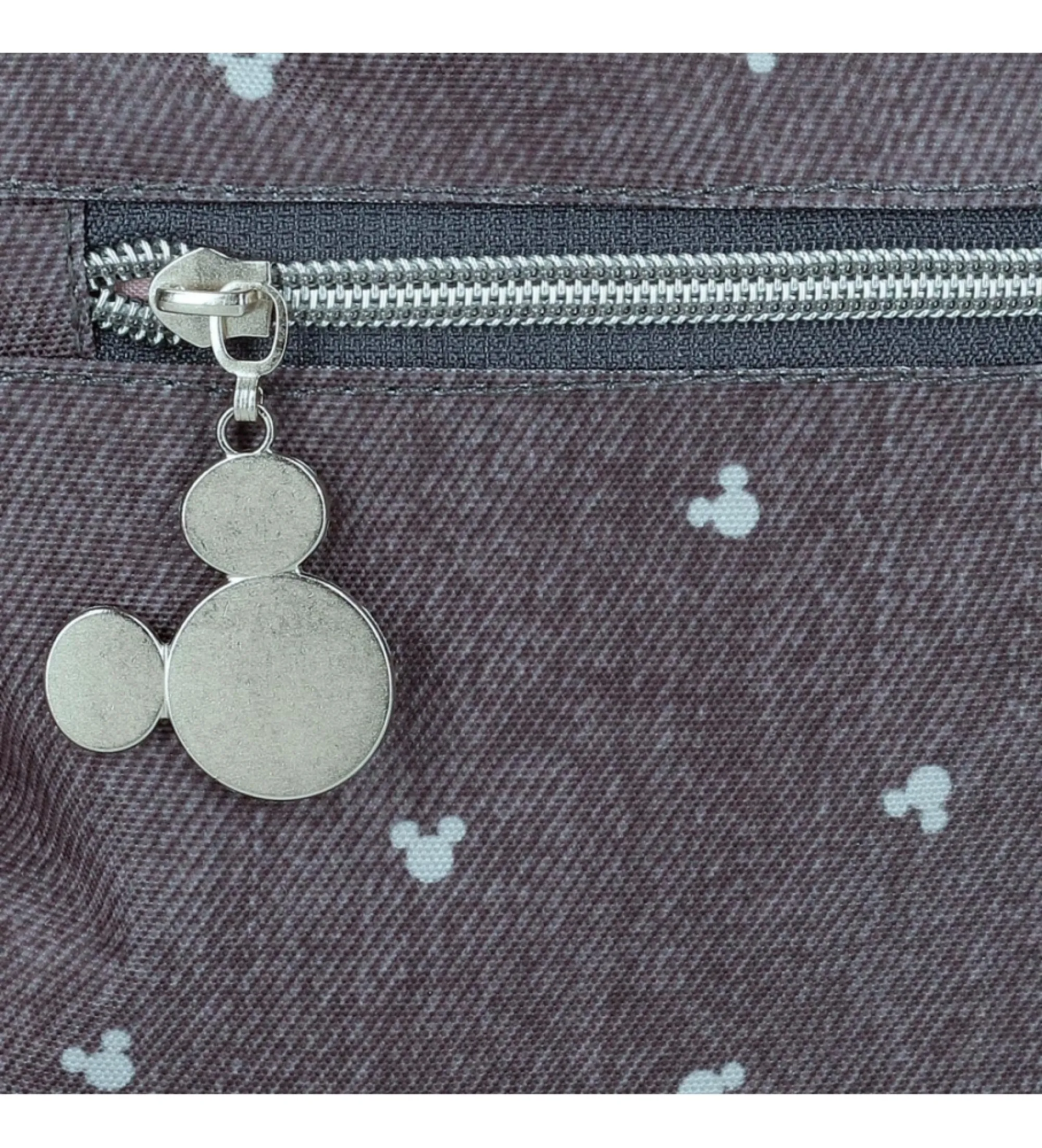 Mochila escolar Mickey studs con portaordenador adaptable a carro antracita