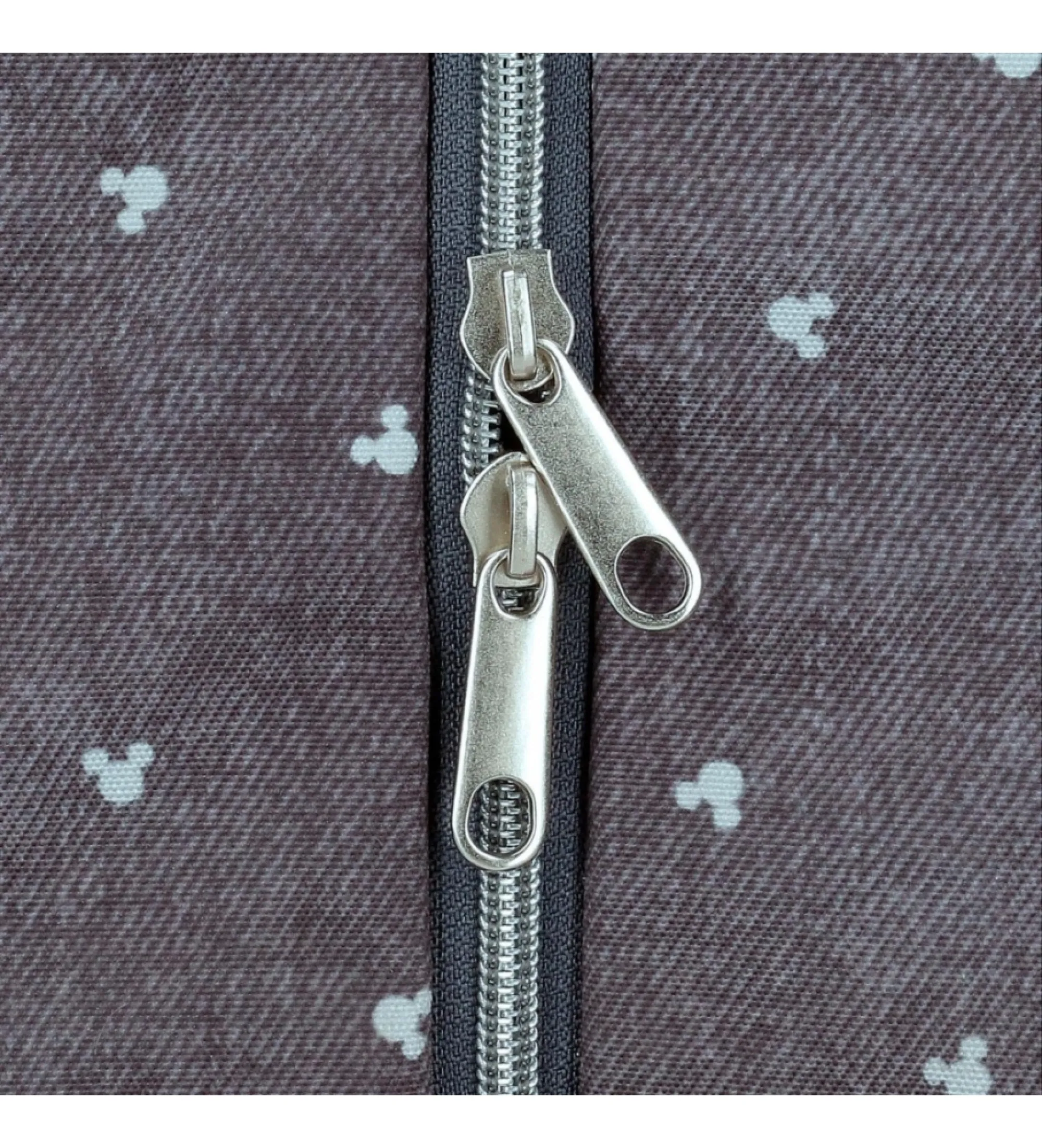 Mochila escolar Mickey studs con portaordenador adaptable a carro antracita