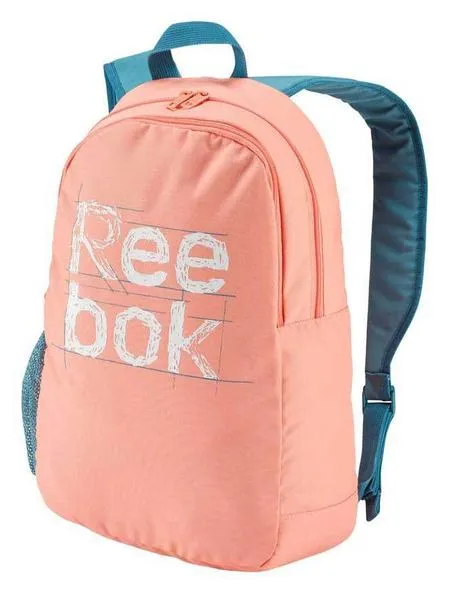 mochila reebok stepnk naranja niña