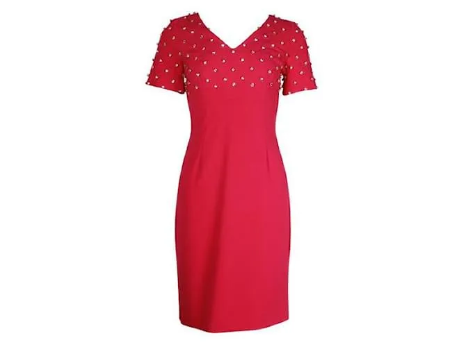 Moschino Vestido Fucsia Brillo 