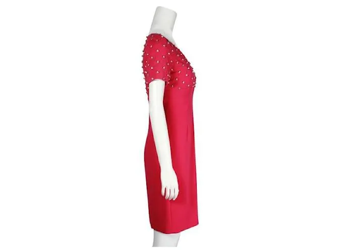 Moschino Vestido Fucsia Brillo 