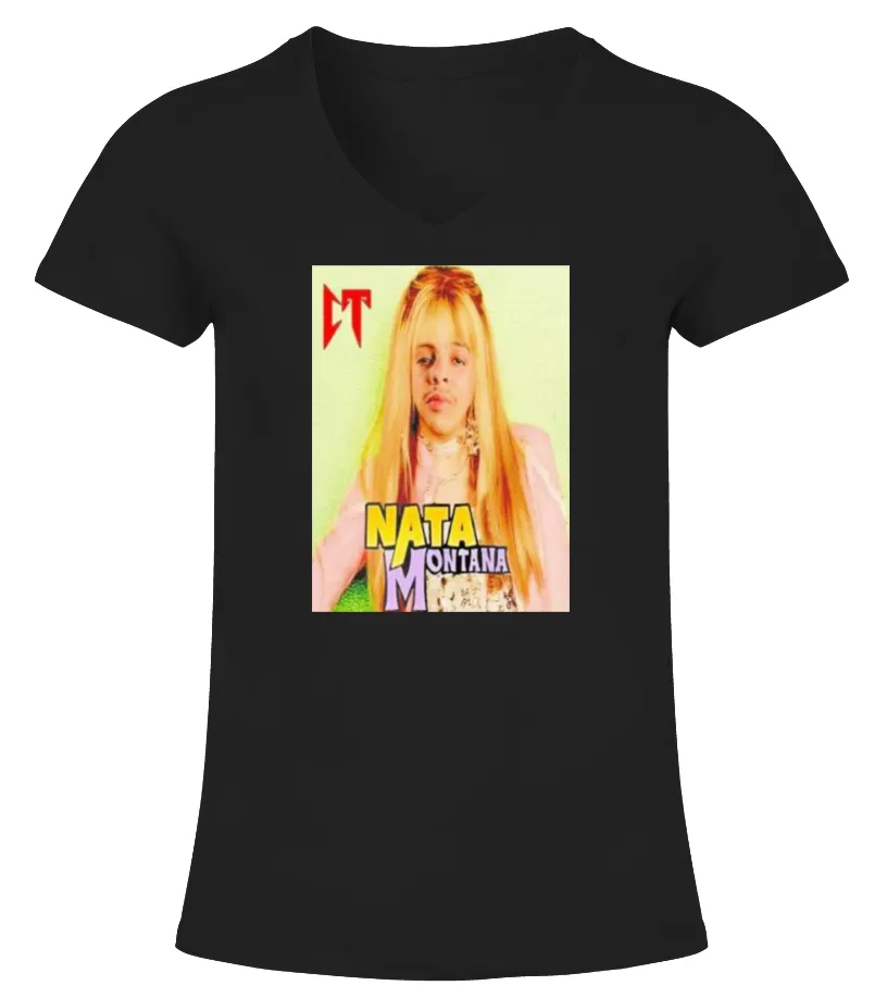 Natanael Cano Merch Camiseta cuello pico Mujer