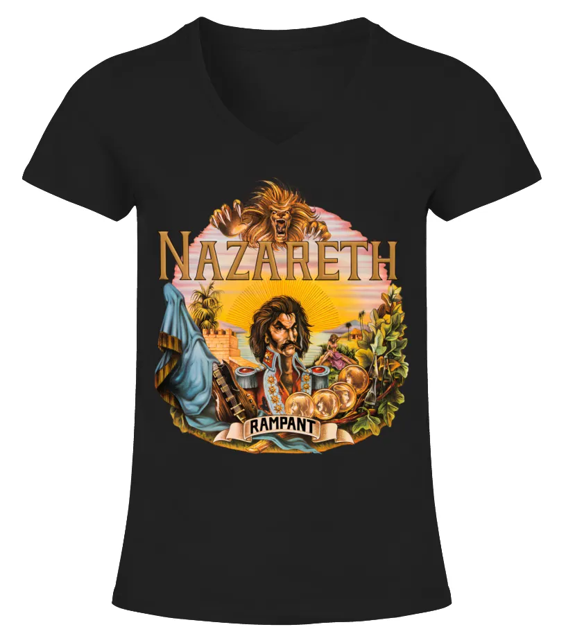 Nazareth BK (10) Camiseta cuello pico Mujer