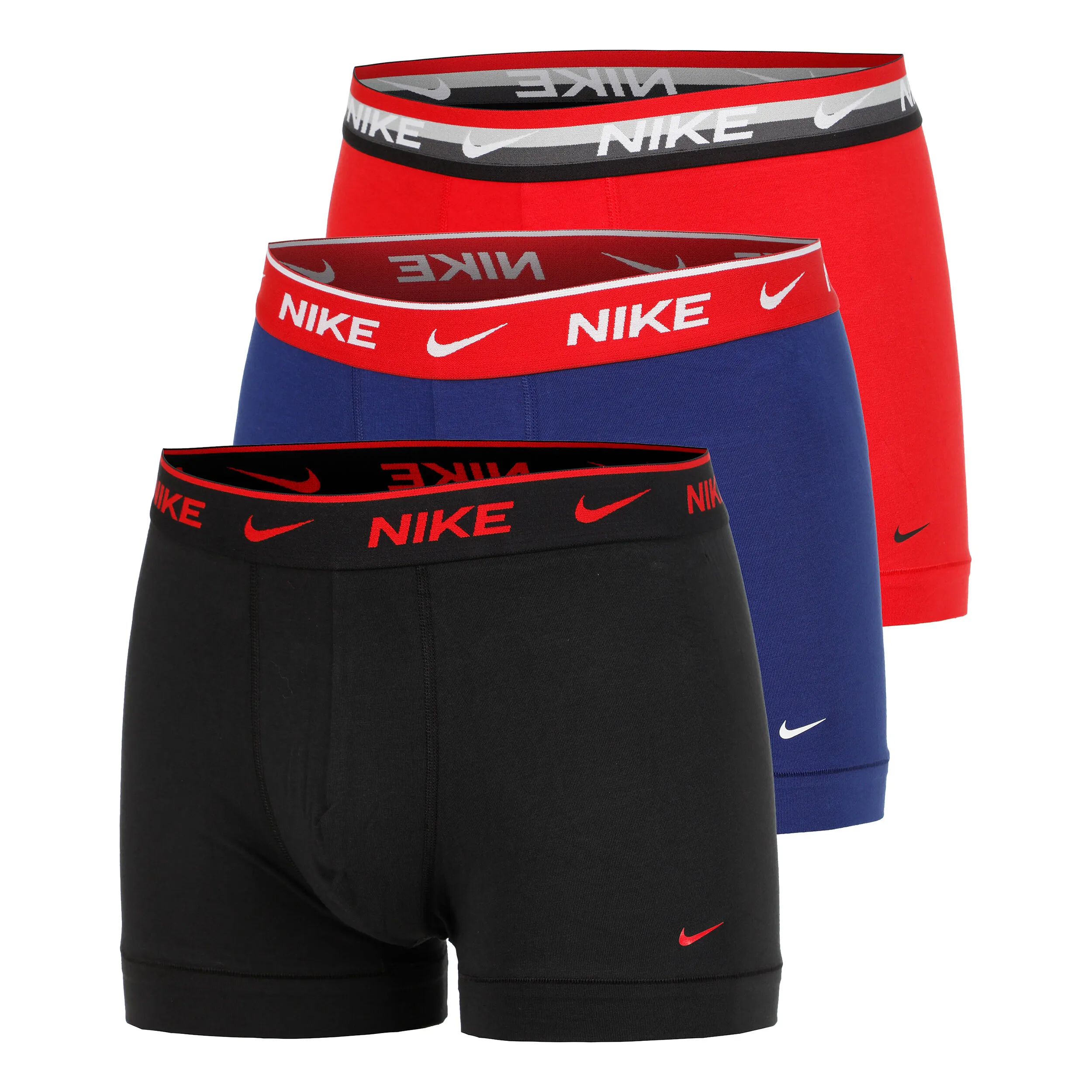 Nike Everyday Cotton Stretch Trunk Calzoncillos Tipo Bóxer Pack De 3 Hombres