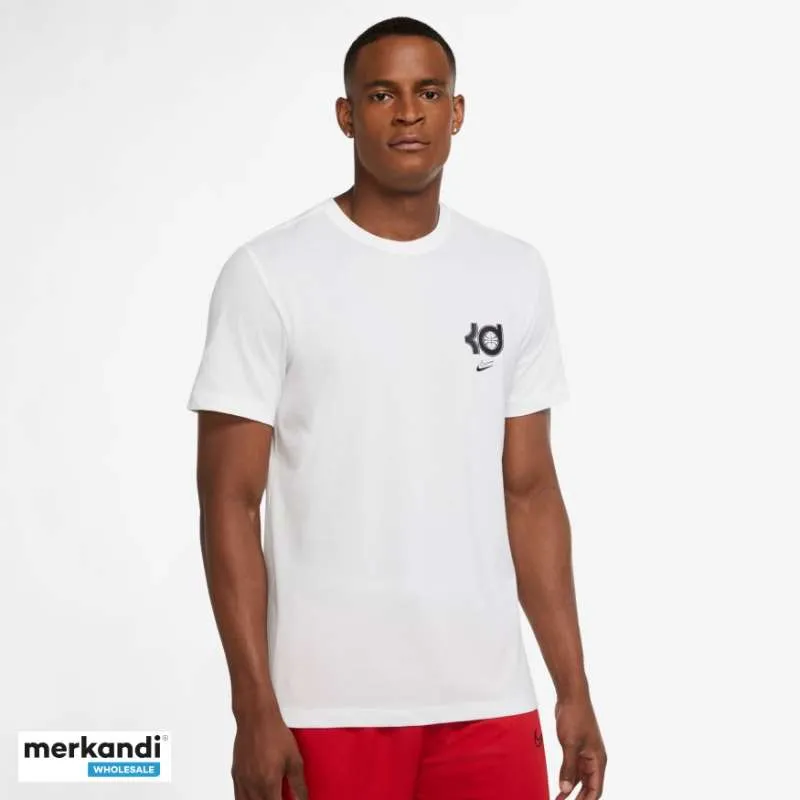 NIKE KEVIN DURANT LOGO DE TEMPORADA DRIFIT CAMISETA BLANCA  DD0775100