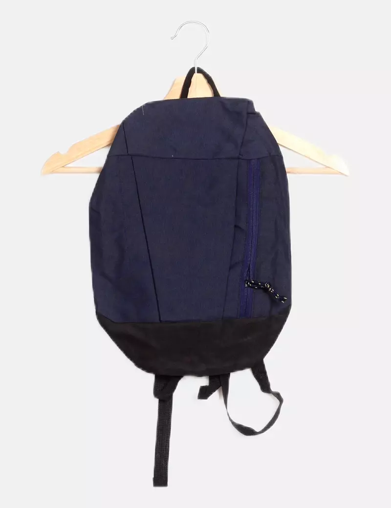 NoName Mochila azul marina básica