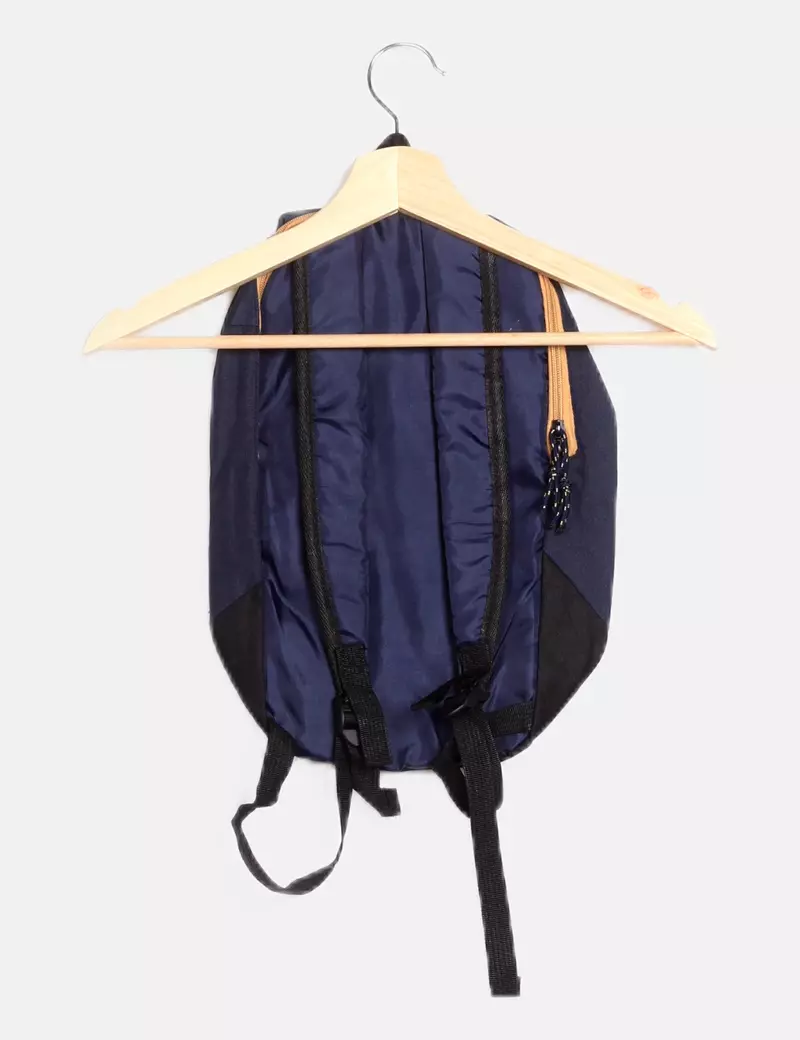 NoName Mochila azul marina básica