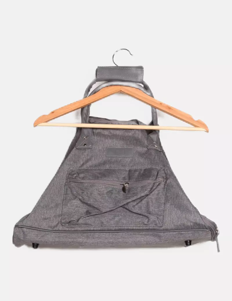 NoName Mochila gris tejido