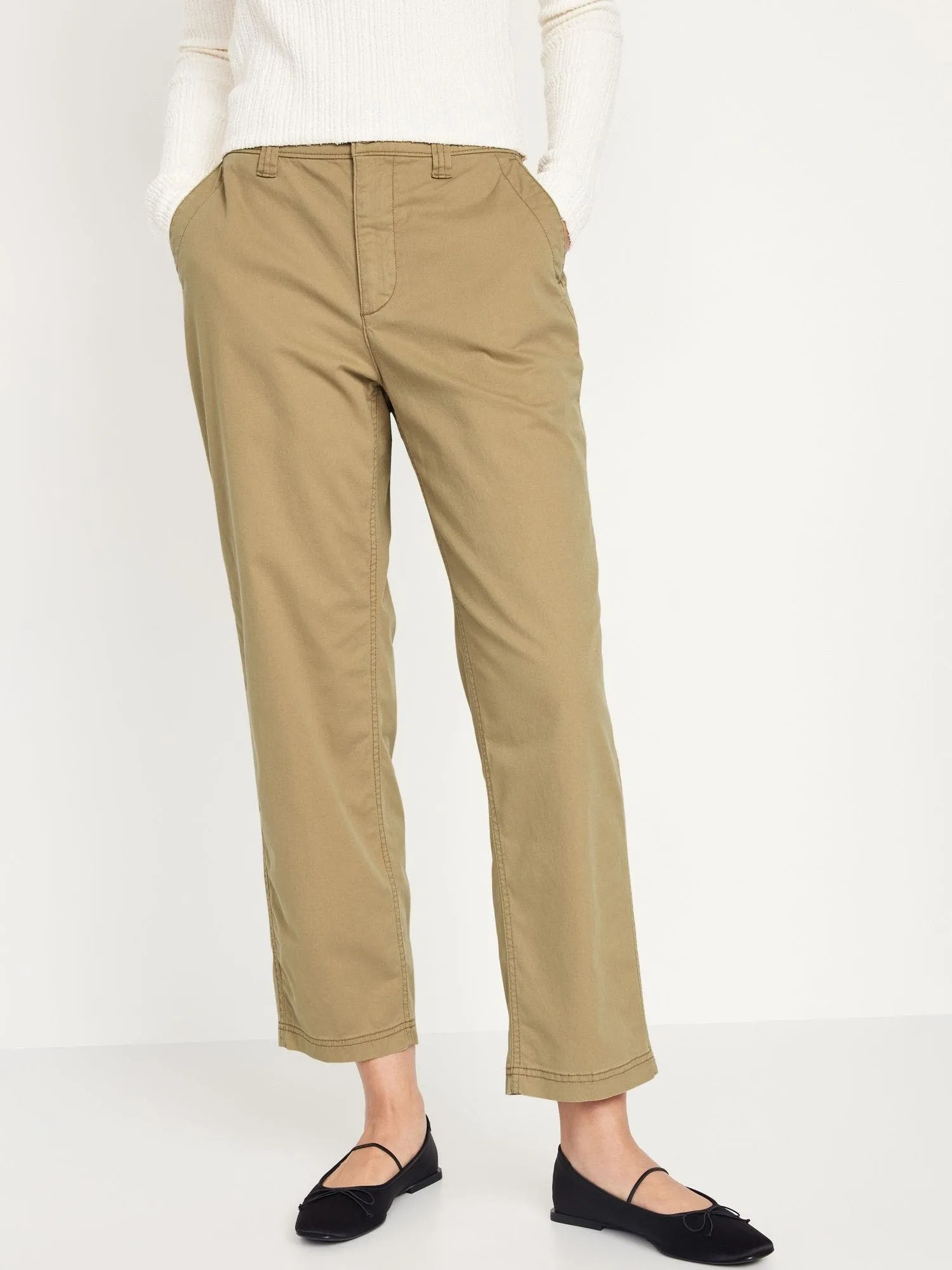OLD NAVY Pantalón Tiro Alto OG Chino Old Navy Mujer