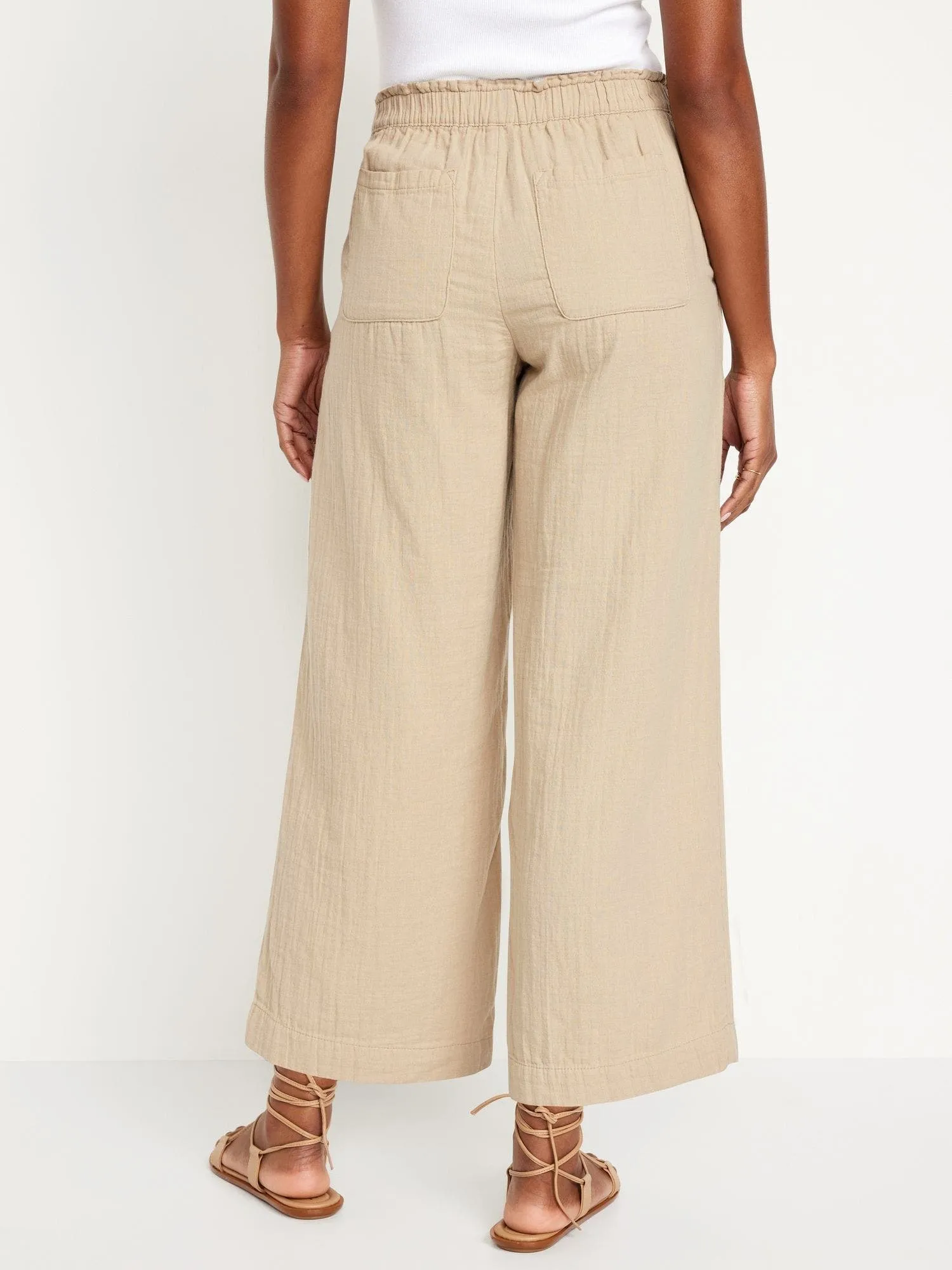 OLD NAVY PANTALóN TIRO ALTO PULLON OLD NAVY MUJER