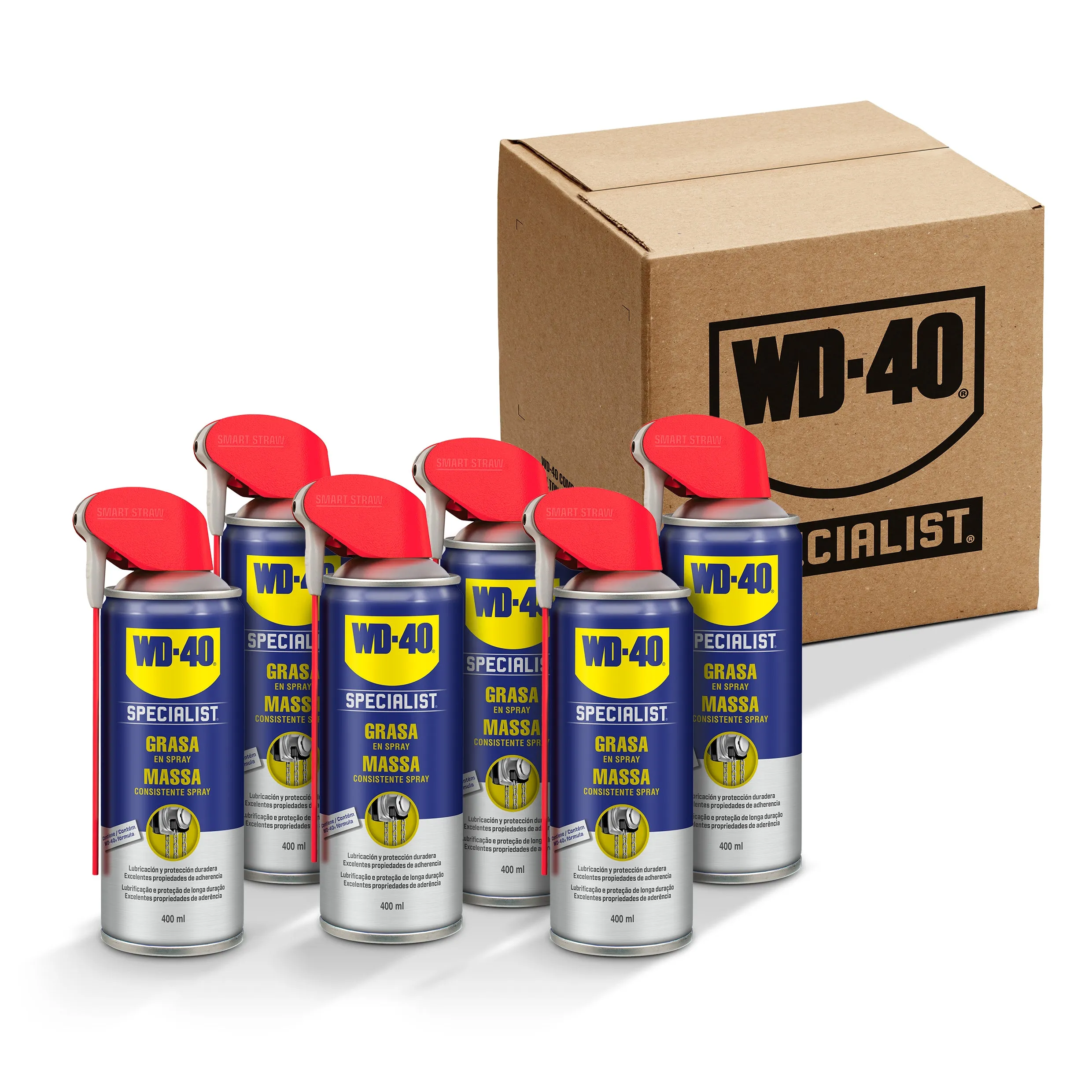 Pack de 6 unidades Grasa en Spray WD 40 Specialist
