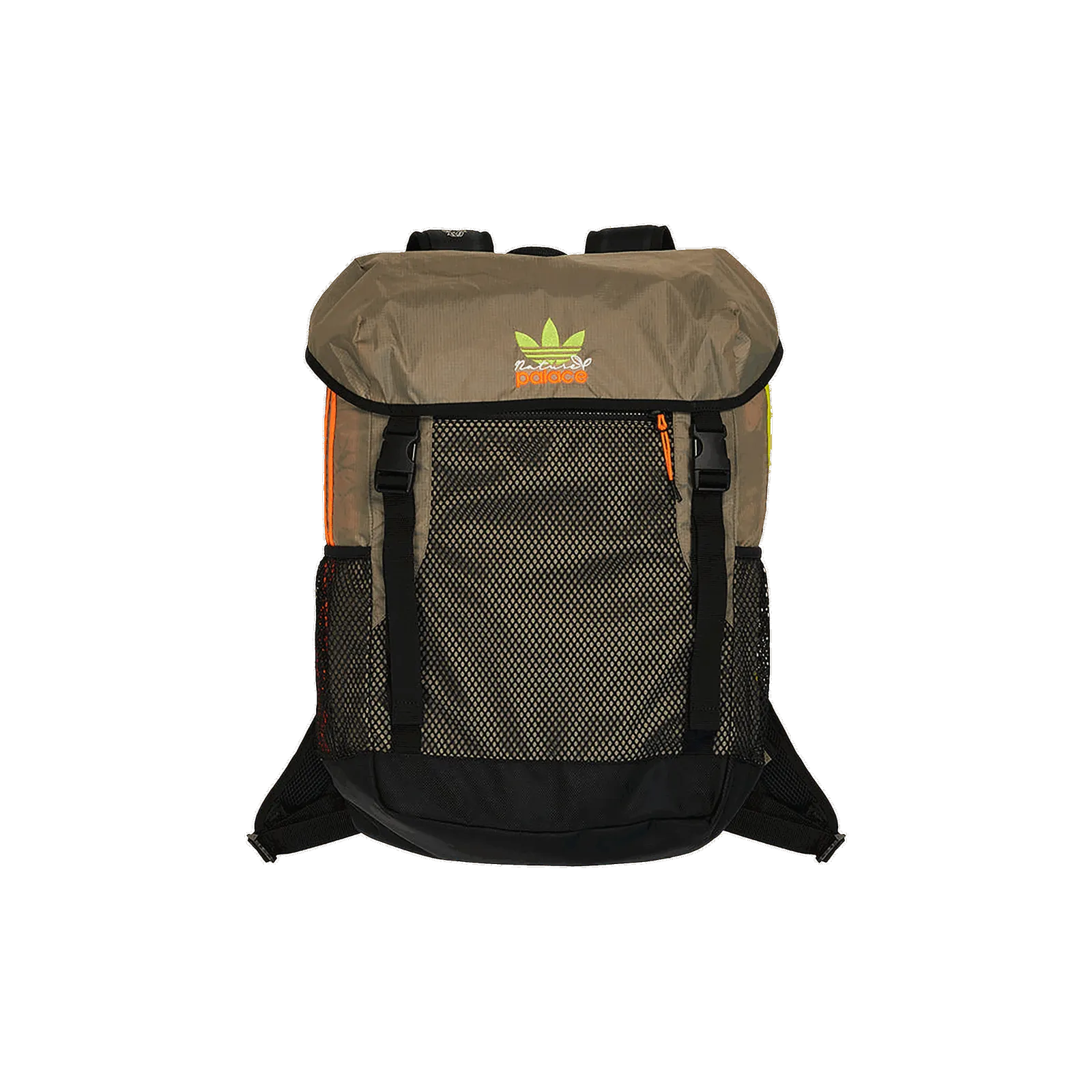 Palace adidas x Nature Backpack 'Blanch Cargo/Signal Orange'