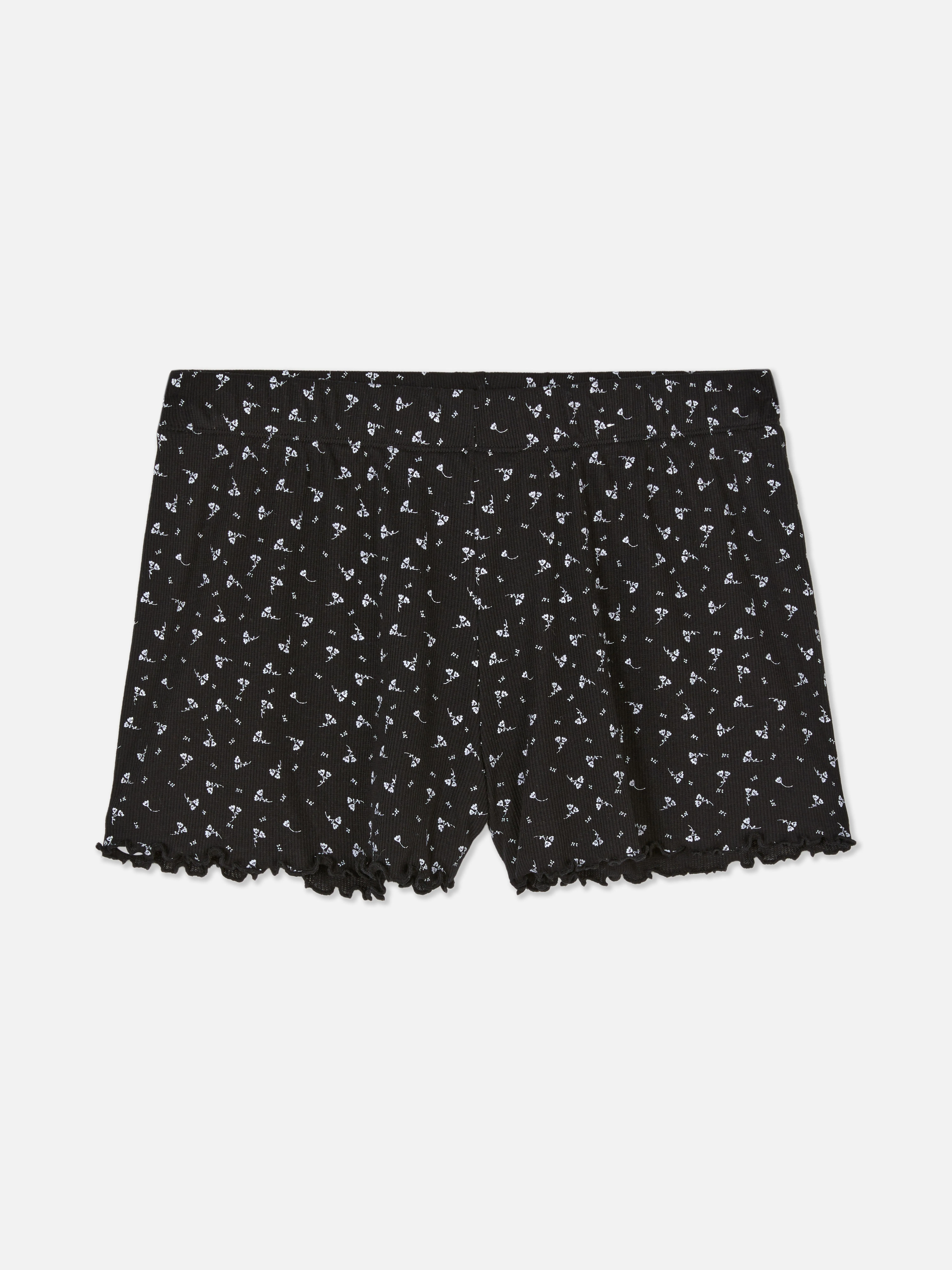 Pantalones cortos de pijama de punto