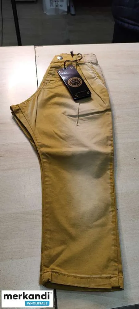 Pantalones de bebé asequibles para niños de 4 a 10 años: paquete a granel de 20 con factura, tallas incluidas