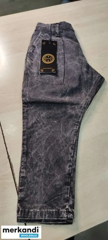 Pantalones de bebé asequibles para niños de 4 a 10 años: paquete a granel de 20 con factura, tallas incluidas