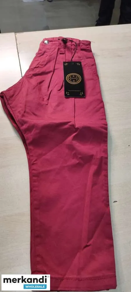 Pantalones de bebé asequibles para niños de 4 a 10 años: paquete a granel de 20 con factura, tallas incluidas