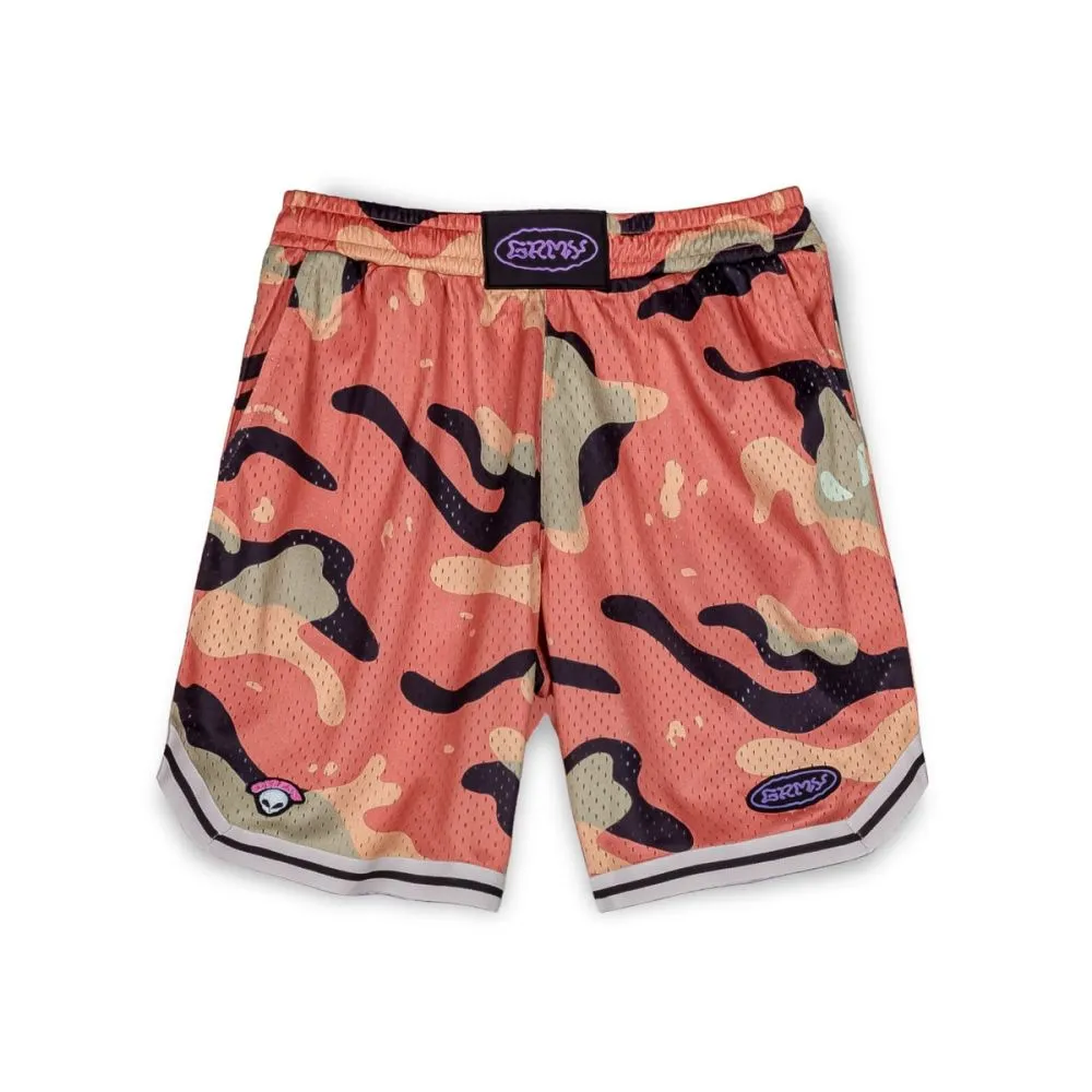 PANTALÓN CORTO GRIMEY UFOLLOW MESH BASKET  BROWN | SPRING 23