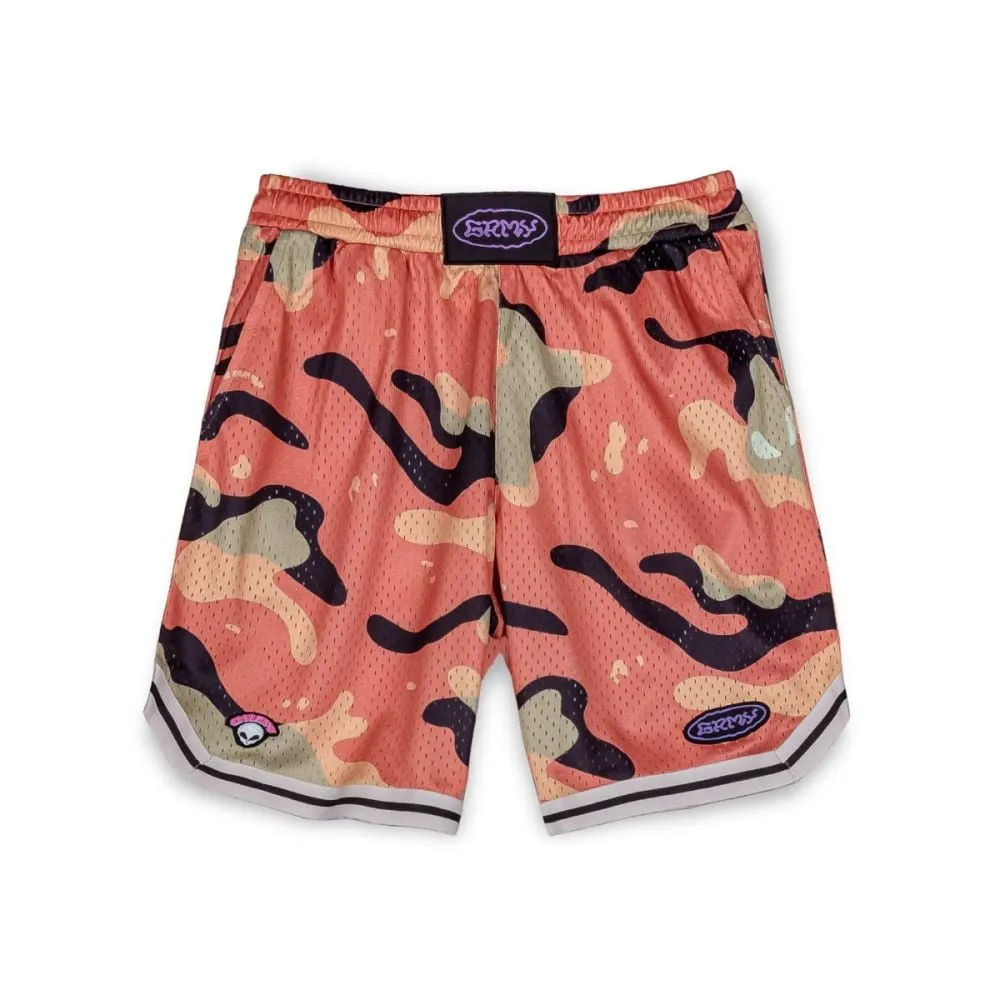 PANTALÓN CORTO GRIMEY UFOLLOW MESH BASKET  BROWN | SPRING 23