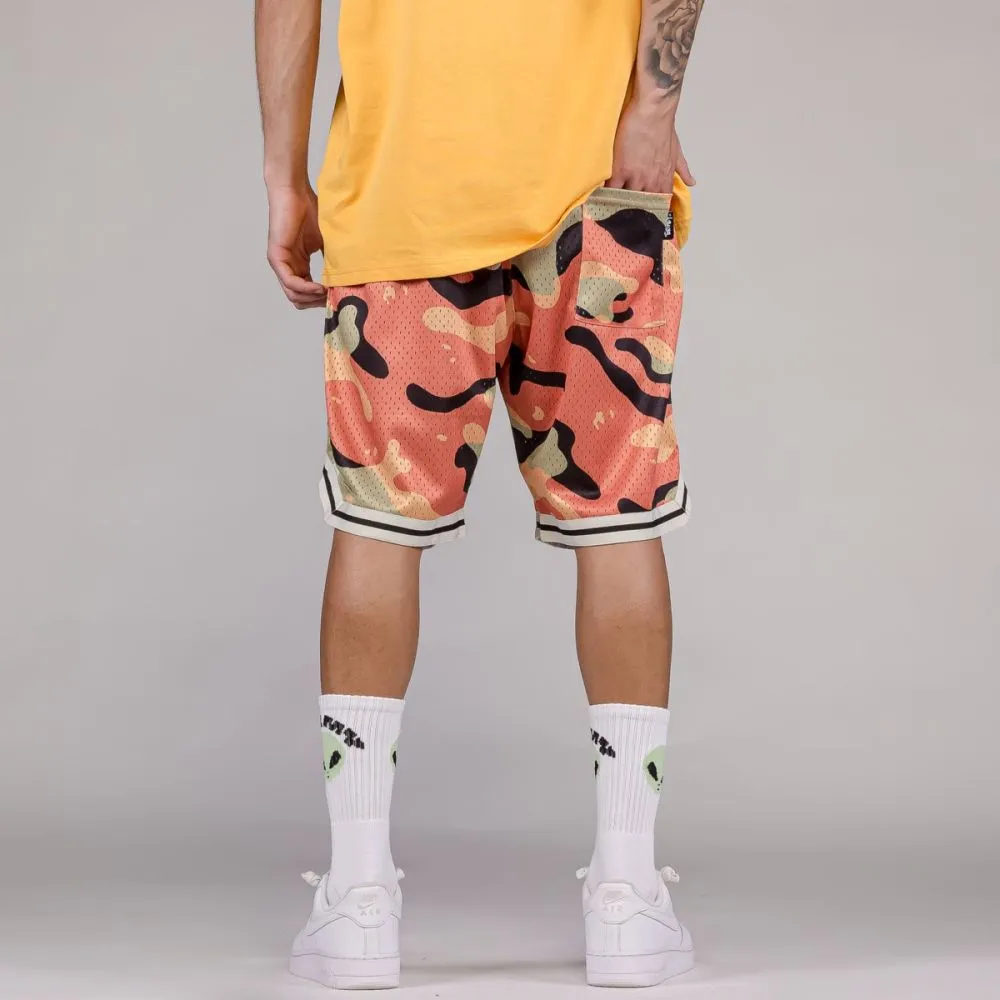 PANTALÓN CORTO GRIMEY UFOLLOW MESH BASKET  BROWN | SPRING 23