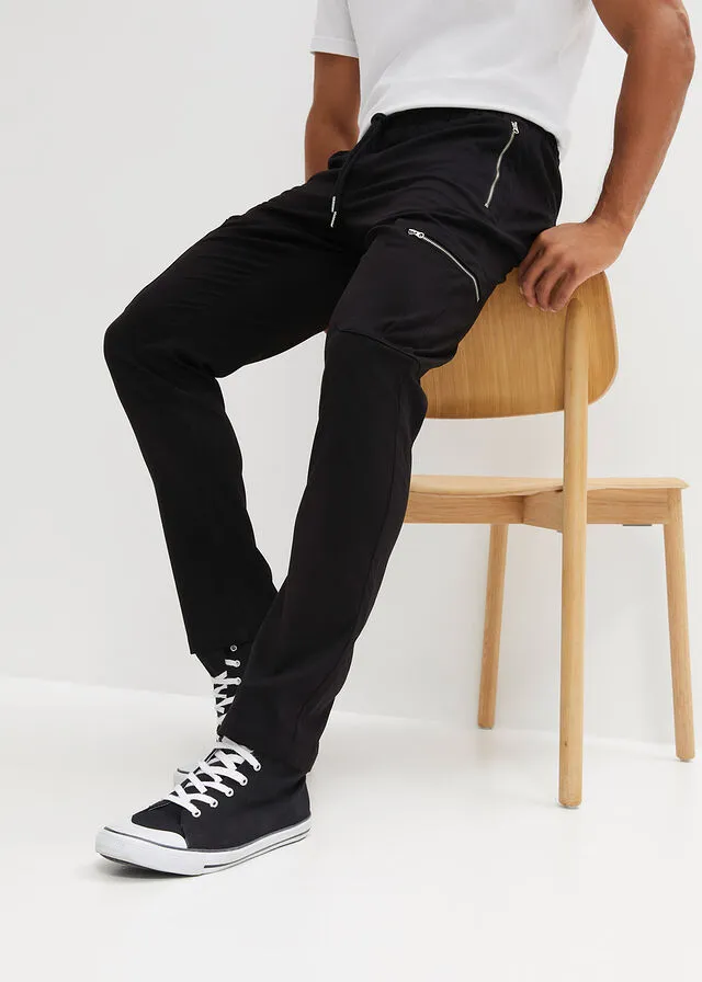 Pantalón con cinturilla elástica Negro