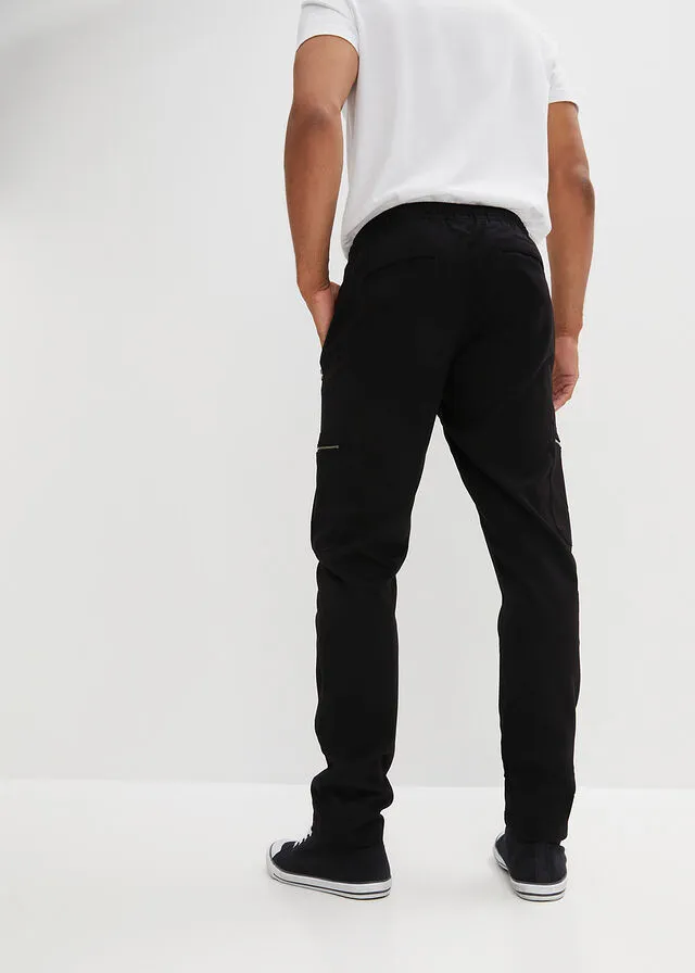 Pantalón con cinturilla elástica Negro