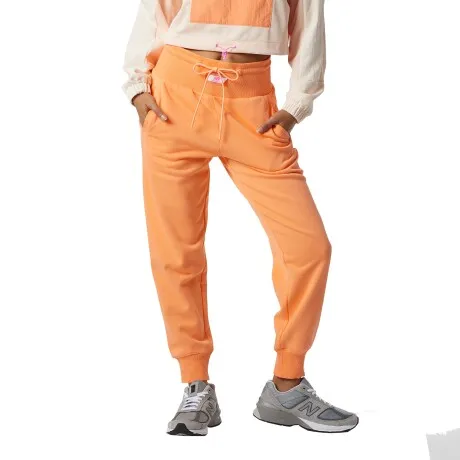 PANTALóN NEW BALANCE DE DAMA ATHLETICS FLEECEWP21503PGZ  ORANGE