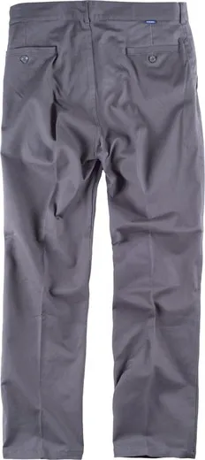 Pantalón tipo chino, tejido elástico Gris
