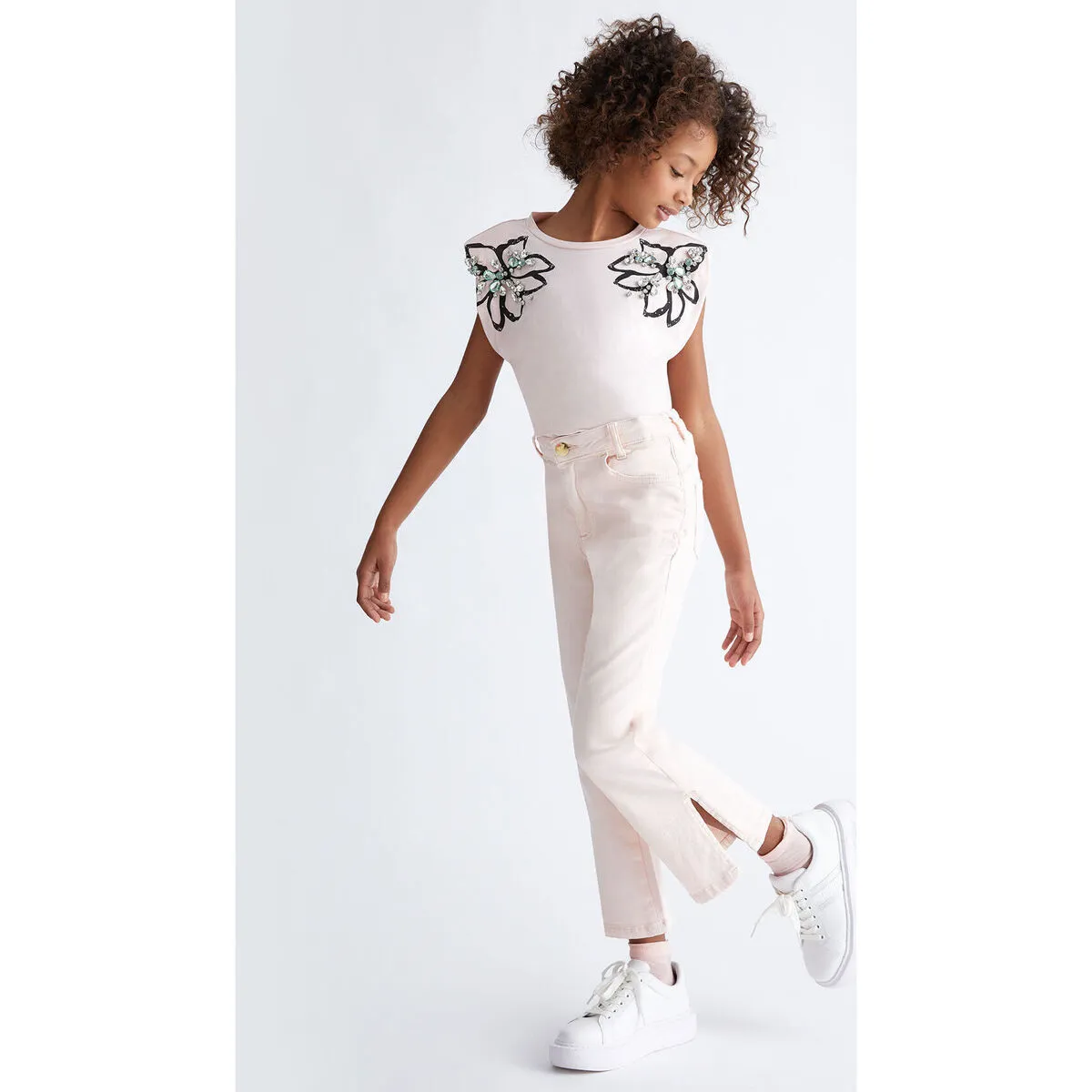 Pantalón tobillero elástico