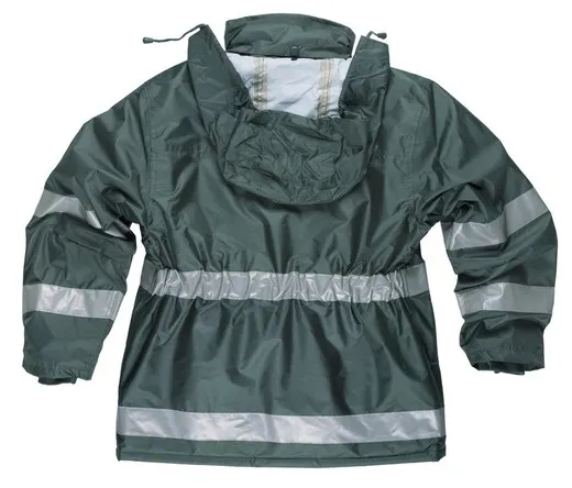 Parka tejido oxford acolchada Verde