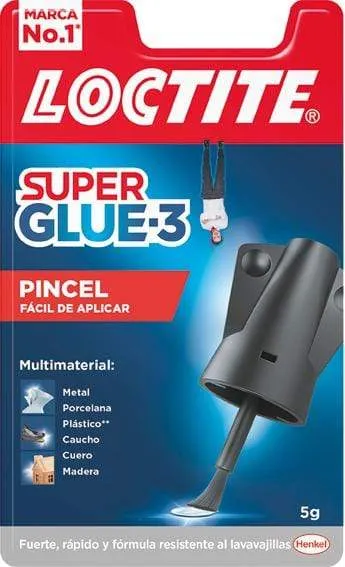 PEGAMENTO SUPERGLUE3 CON PINCEL  PACK 15 UNIDADES