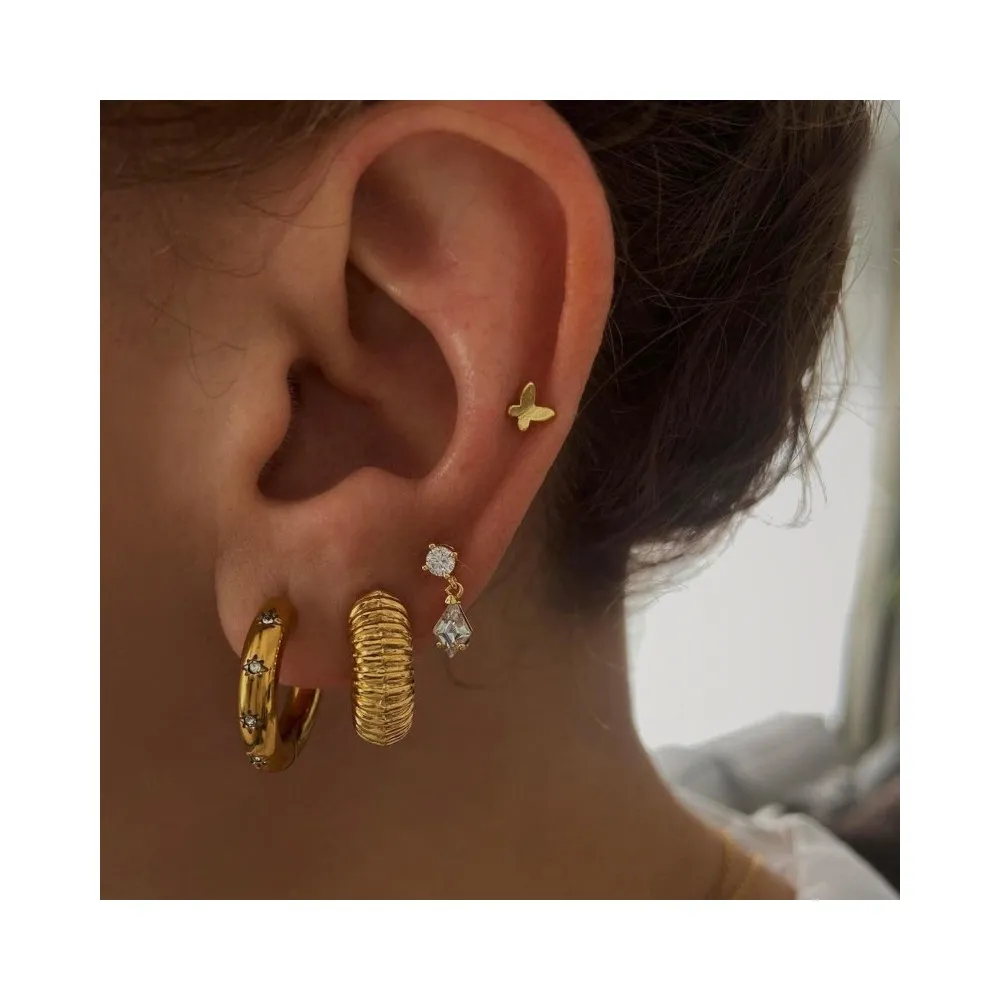 Pendientes Tallin Oro 18 mm (PAR)