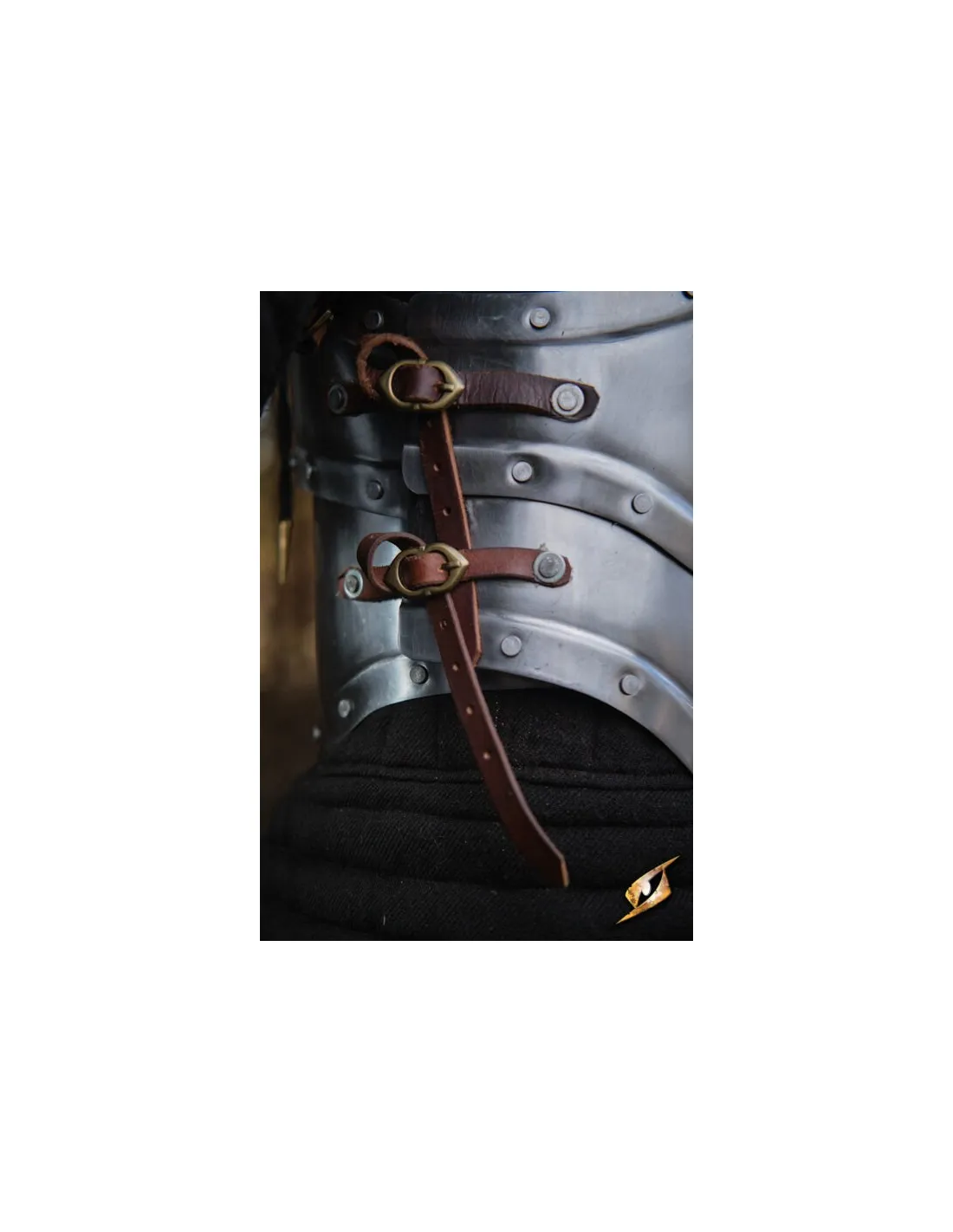 Peto en acero pulido serie Capitán, Epic Armoury