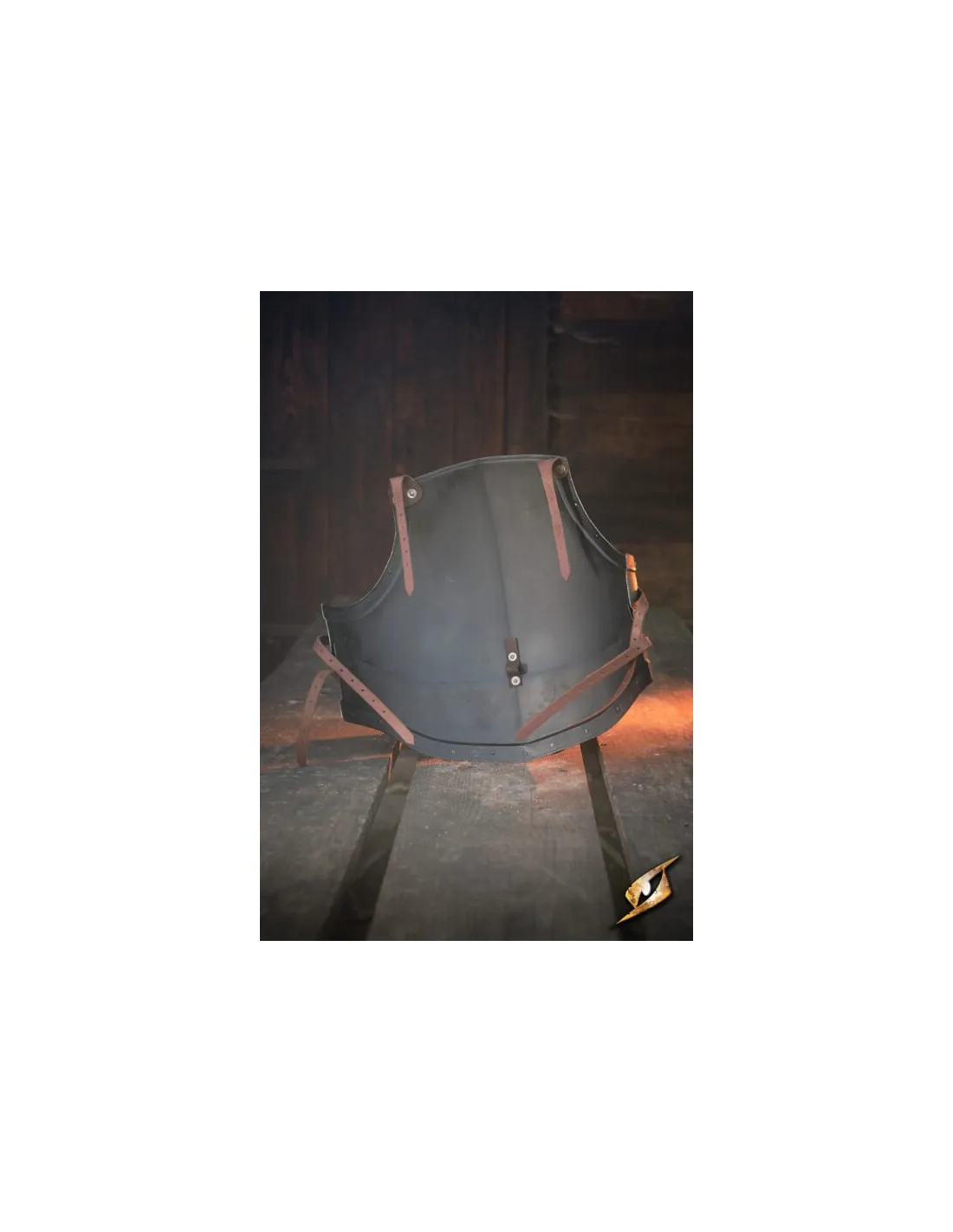 Peto en acero pulido serie Capitán, Epic Armoury