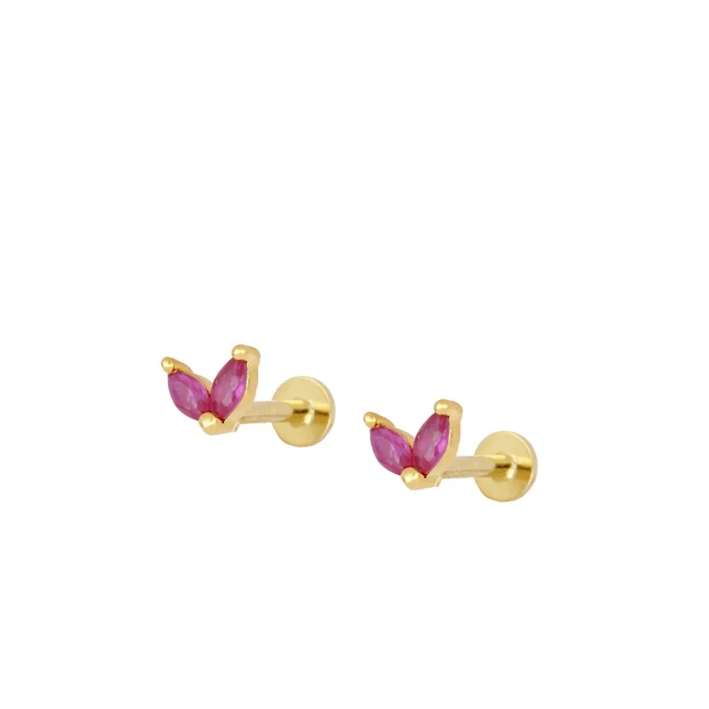 Piercing Petit Fucsia Oro